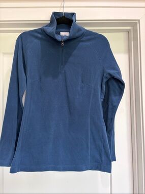 Columbia Blue Full-Zip Fleece Jacket